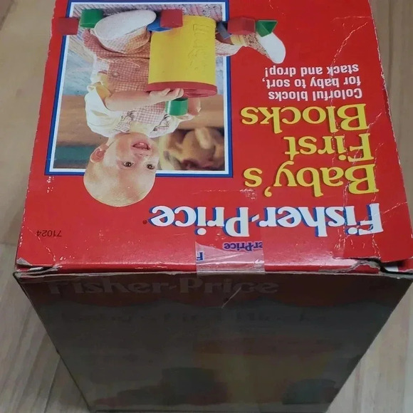 Fisher Price Baby First Blocks 1996 Original New Vintage Deadstock - Picture 7 of 8